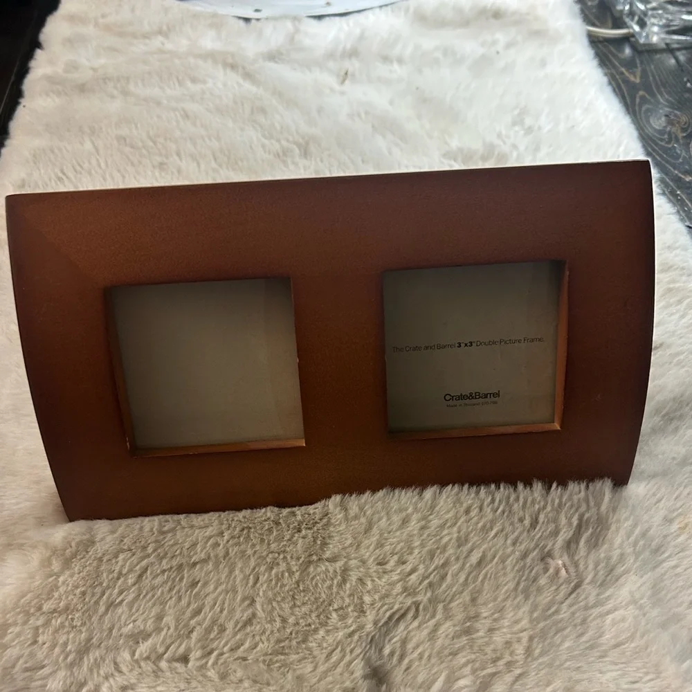 Crate & Barrel Double Photo Frame 2026 trending home decor warm grandpa core